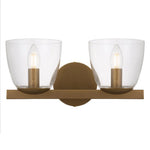 Radam Twin Wall Light — Vintage Brass