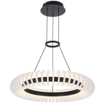 Romay 60Cm Pendant Light Small — Black| Opal