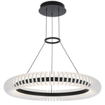 Romay 80Cm Pendant Light Large — Black| Opal