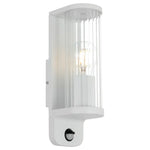 Thirlo Exterior Sensor Wall Light — White