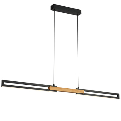 Thorin 120Cm Linear Pendant Light — Black