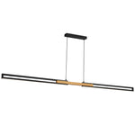 Thorin 180Cm Linear Pendant Light — Black