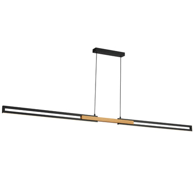 Thorin 180Cm Linear Pendant Light — Black