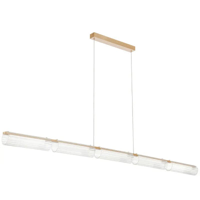Voluto Linear Pendant Light — Gold