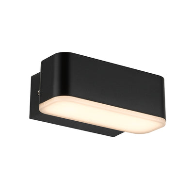 Ziron 10Cm Exterior Wall Light Small — Black