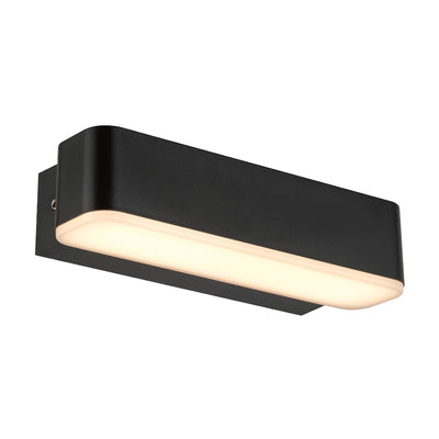 Ziron 18Cm Exterior Wall Light Large — Black