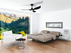 52" Noosa DC Ceiling Fan w/ Light in the room