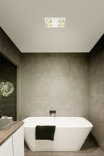 460m³/h Heatflow 3-in-1 Bathroom Heater 4 Light in the room