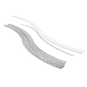 62mm x 14mm Bendable Gyprock Aluminium Profile in Silver Havit Commercial - HCP-4916214-BEND