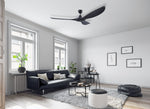 60" Kurrawa DC Ceiling Fan White, Black 2061870x Eglo Lighting in the room
