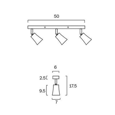 Alvey LED Spot Light 3Lt