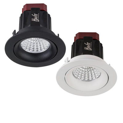 75mm LED Downlight 6w Black, White CCT CRI 90+ HCP-81XX0206 Havit Commercial