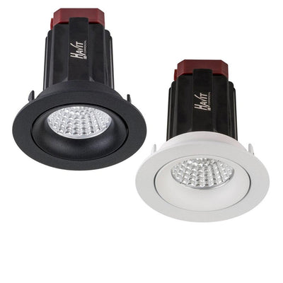 75mm LED Downlight 9w Black, White CCT CRI 90+ HCP-81XX0209 Havit Commercial
