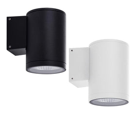 8w Outdoor LED Wall Light in Black or White Havit Commercial -  HCP-21X084