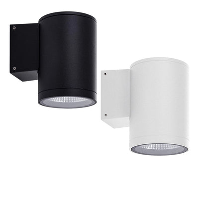 8w Outdoor LED Wall Light in Black or White Havit Commercial -  HCP-21X084