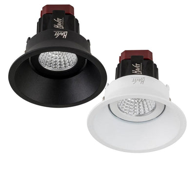 90mm LED Downlight 6w Black, White CCT CRI 90+ HCP-81X20106 Havit Commercial