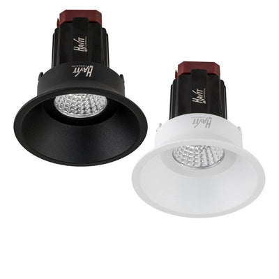 90mm LED Downlight 9w Black, White CCT CRI 90+ HCP-81XX0409 Havit Commercial