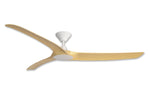 Aqua 3 IP66 DC Ceiling Fan 70 inch White with Oak Blades