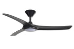 Aqua 3 IP66 DC Ceiling Fan 52 inch Matt Black with LED Light