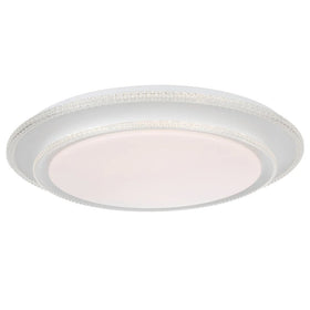 Altez 50Cm 48W 3Cct LED Oyster Ceiling Light — White