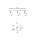 Alvey LED Spot Light 3Lt