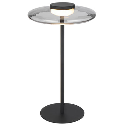 Amity LED Table Lamp — Black| Smoke