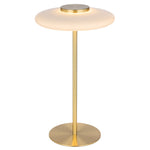 Amity LED Table Lamp — Brass Matt| Opal