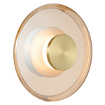 Amity LED Wall Light — Brass Matt| Amber