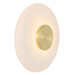 Amity LED Wall Light — Brass Matt| Opal