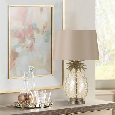 Ananas 1 Light Table Lamp Champagne — lifestyle