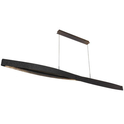 Arezzo 240Cm Linear Pendant Light — Black