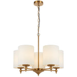 Argos 5 Pendant Light — Antique Gold| Ivory