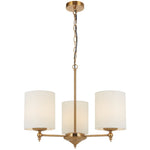 Argos 3 Pendant Light — Antique Gold| Ivory