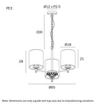 Argos 3 Pendant Light