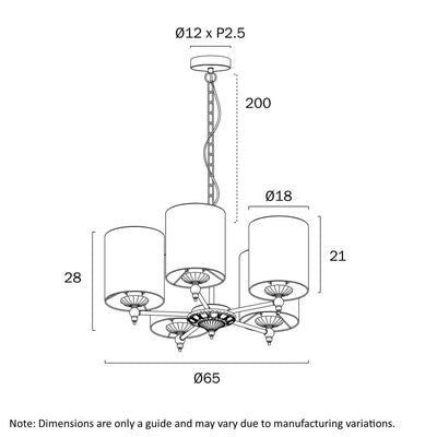 Argos 5 Pendant Light