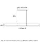 Ariva Linear Pendant Light