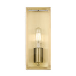 Arzano Outdoor Wall Light Small 1Lt in Antique Brass or