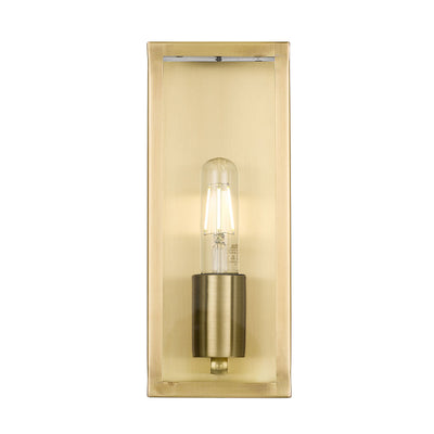 Arzano Outdoor Wall Light Small 1Lt in Antique Brass or