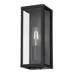 Arzano Outdoor Wall Light Small 1Lt in Antique Brass or
