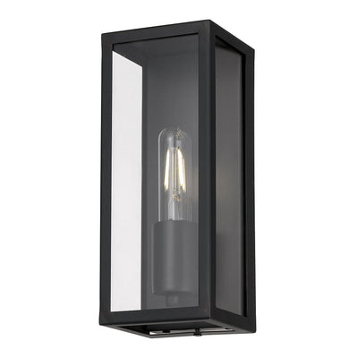 Arzano Outdoor Wall Light Small 1Lt in Antique Brass or
