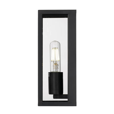 Arzano Outdoor Wall Light Small 1Lt in Antique Brass or