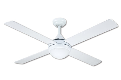 Hunter Pacific Azure 26 AC 48 inch Ceiling Fan White Timber Blades with 2x E27 Lights