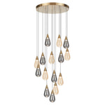 Atico 15 Pendant Light — Antique Gold