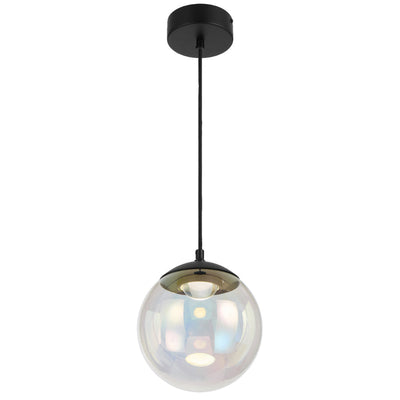 Aurora 20Cm Pendant Light — Rainbow| Black