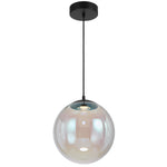 Aurora 30Cm Pendant Light — Rainbow| Black