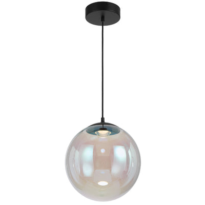 Aurora 30Cm Pendant Light — Rainbow| Black
