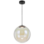 Aurora 40Cm Pendant Light — Rainbow| Black
