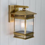 Avera Exterior Wall Light Small/Large — lifestyle