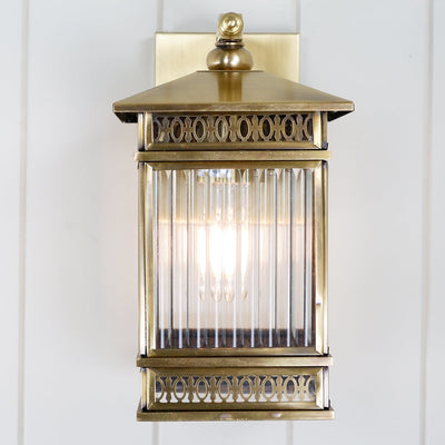 Avera Exterior Wall Light Small/Large — lifestyle