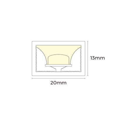 5w Top Bend HAVIFLEX Flexible LED Strip 20mm x 13mm - IP68 / Per Metre
